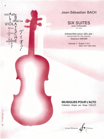 Six Suites pour alto. Suites 1, 2 et 3. Volume 1 Visuell